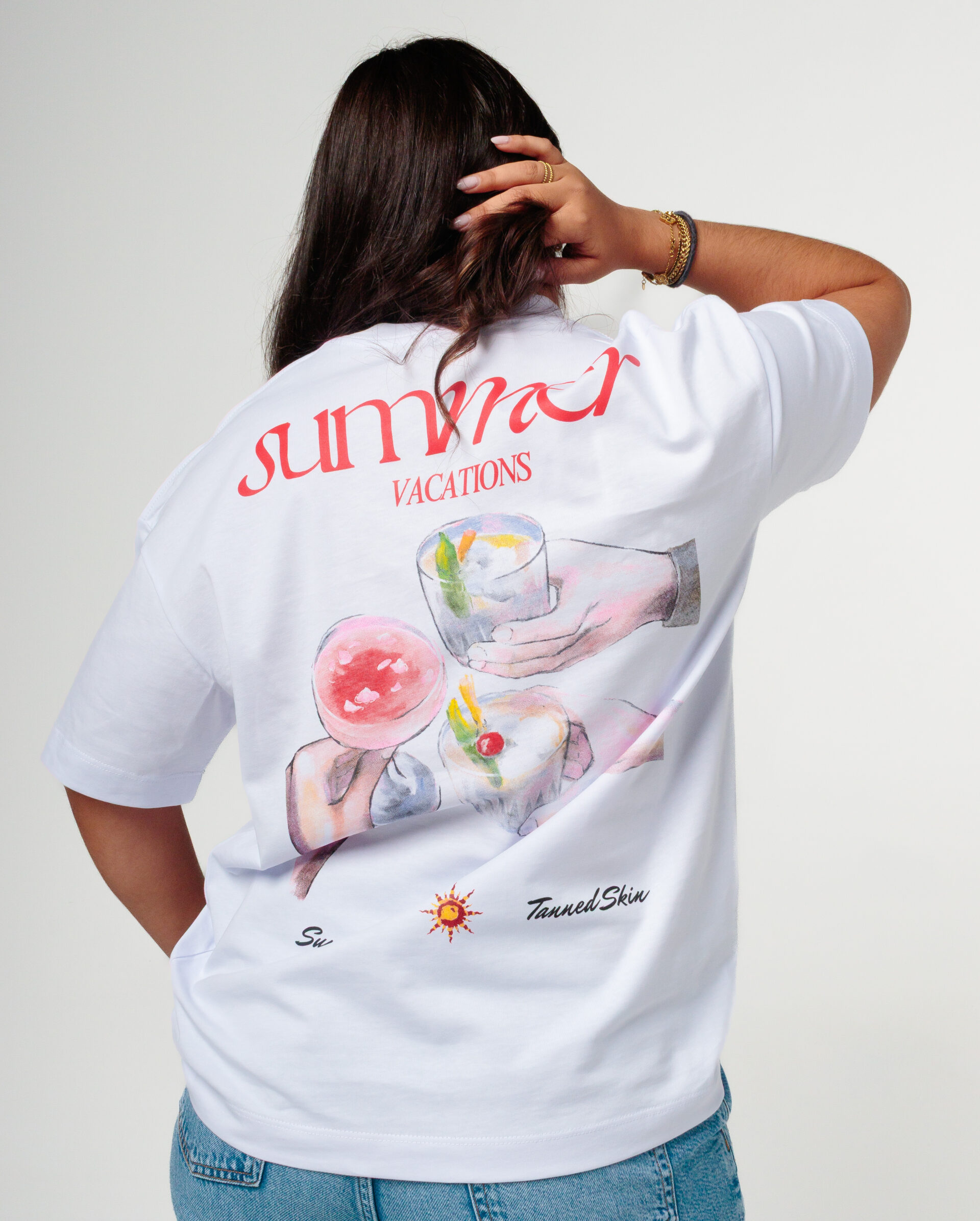 Vacations White Tee - Imagen 5