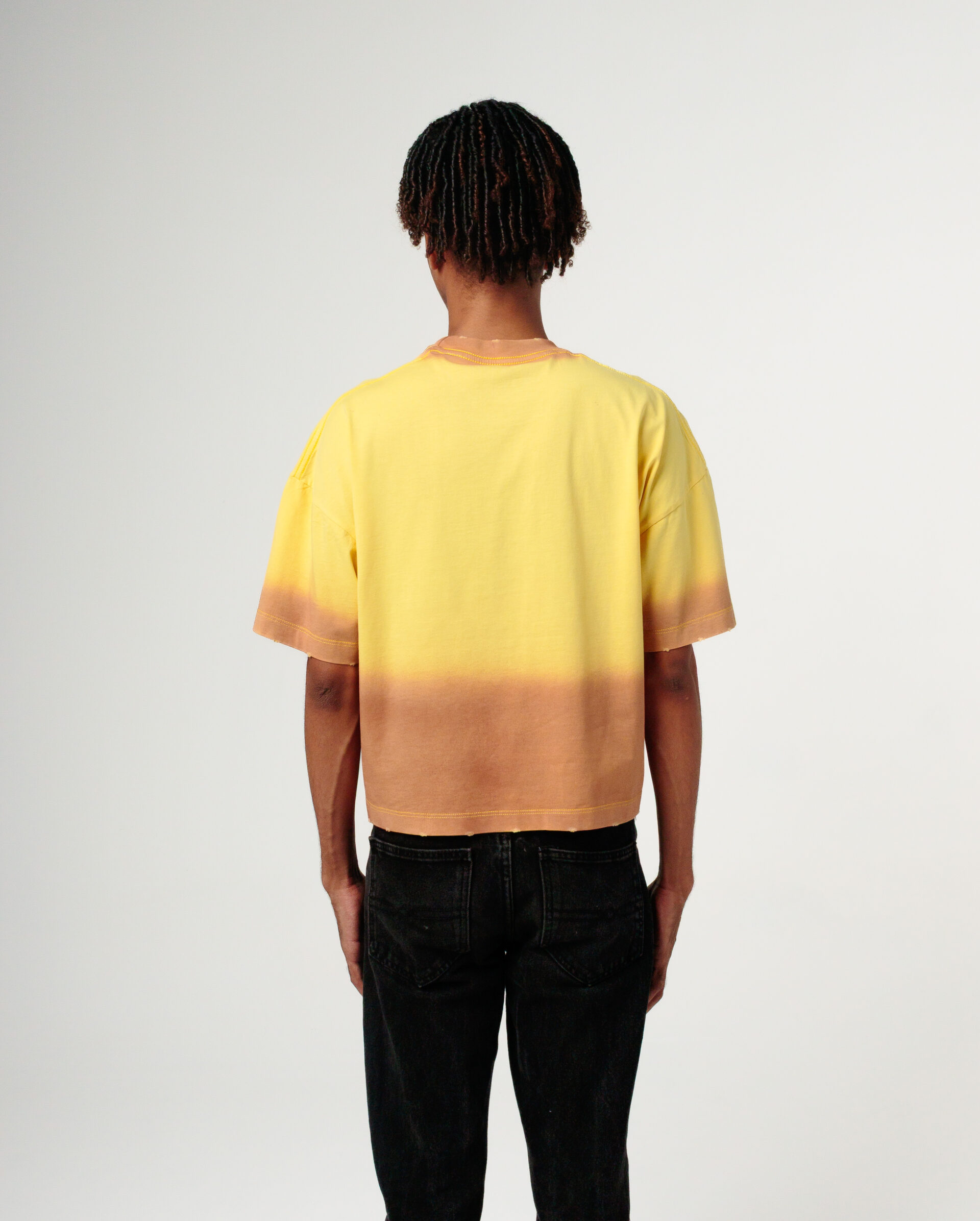 Yellow Degrated Tee - Imagen 7