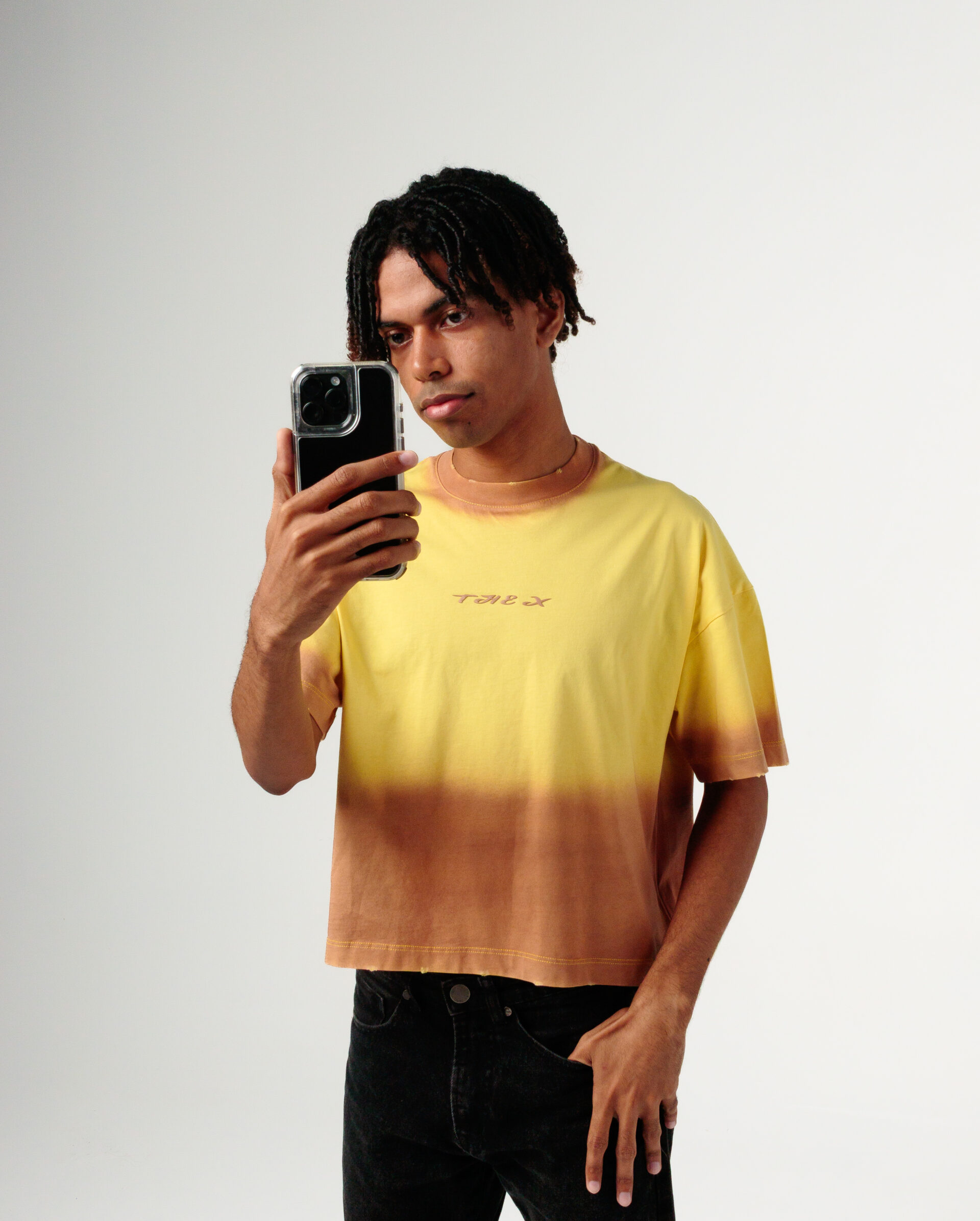 Yellow Degrated Tee - Imagen 8