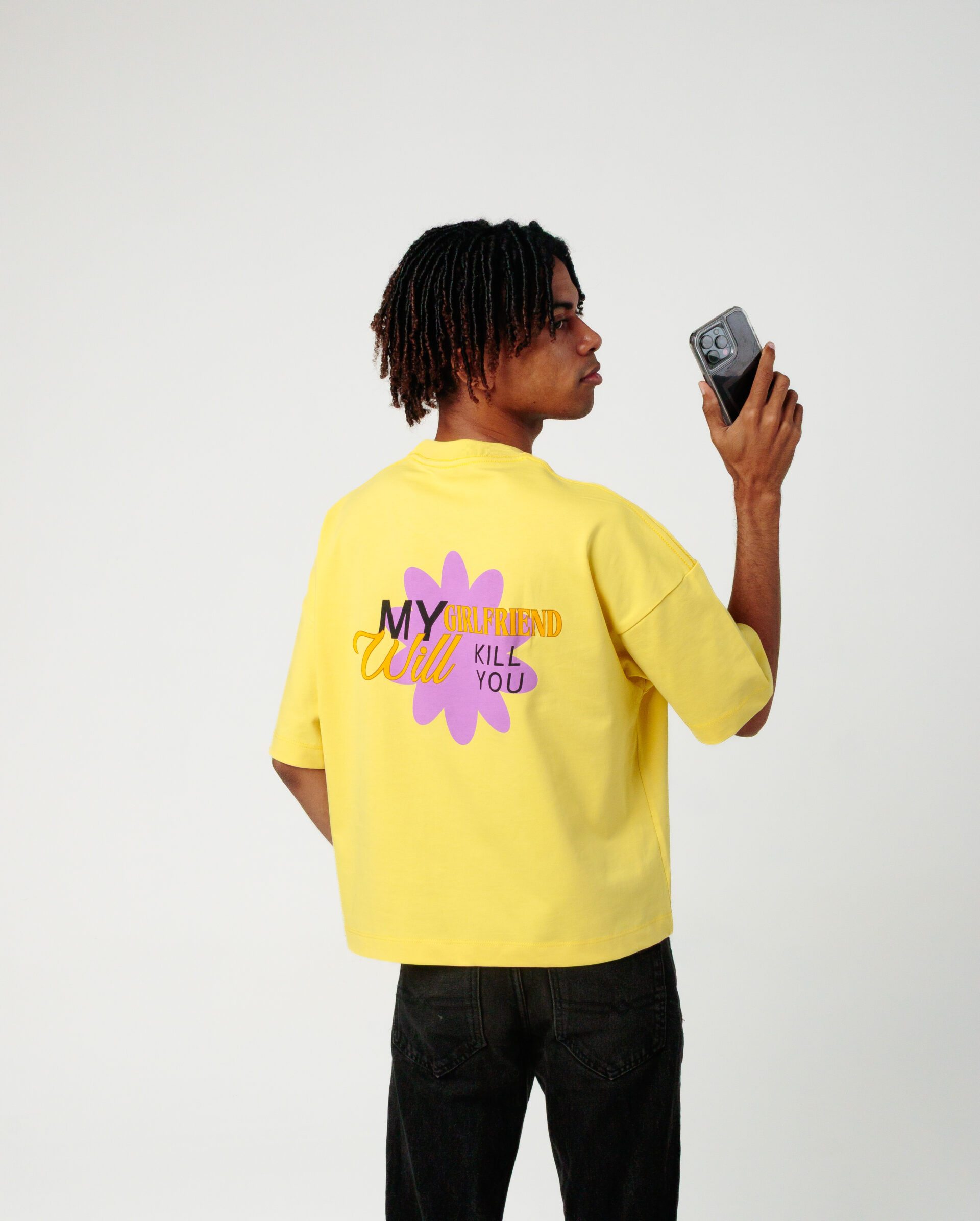 Girlfriend Yellow Tee - Imagen 3